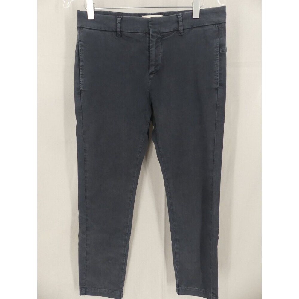 NILI LOTAN 0 Pants Jenna Cropped Raw Hem Black